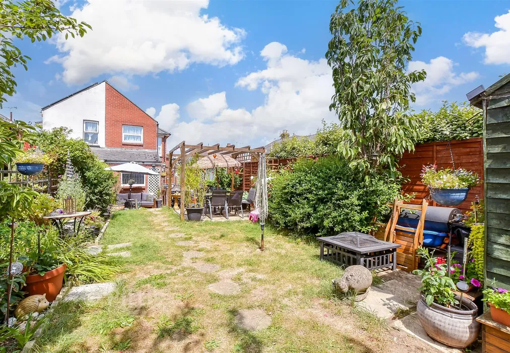 Rear Garden - New Road, Sandown, Isle of Wight - Wards of Kent