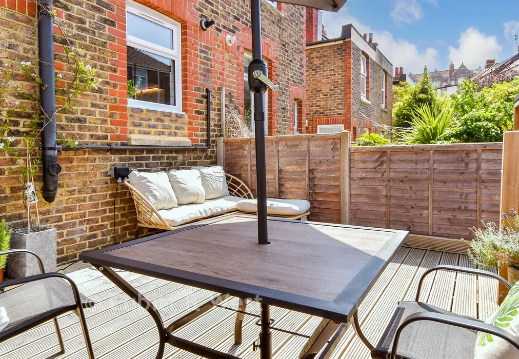 Rear Garden - Seville Street, Brighton, Brighton & Hove - Wards of Kent