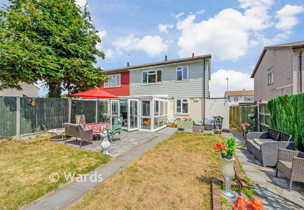 Rear Elevation - Kingsley Avenue, Dartford, Kent - Wards of Kent