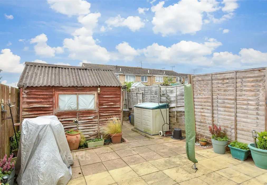Rear Garden - Melody Close, Warden, Sheerness, Kent - Wards of Kent