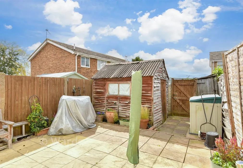 Rear Garden - Melody Close, Warden, Sheerness, Kent - Wards of Kent