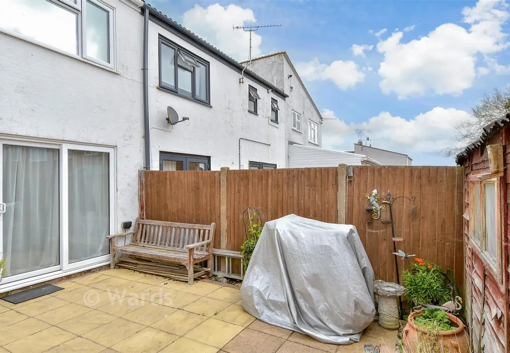 Rear Garden - Melody Close, Warden, Sheerness, Kent - Wards of Kent