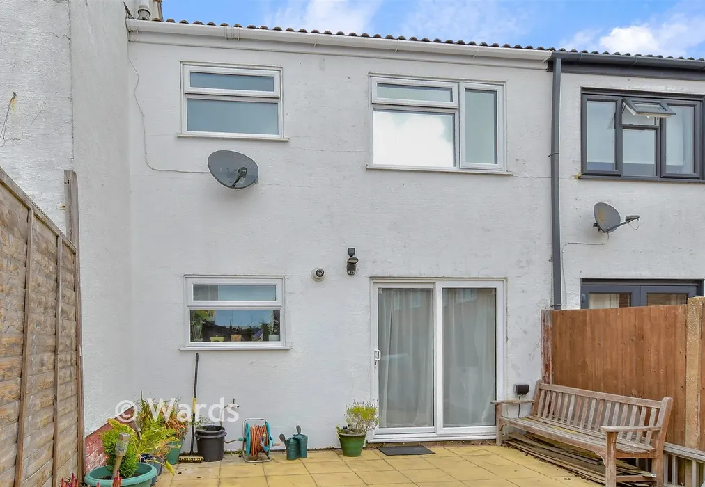 Rear Elevation - Melody Close, Warden, Sheerness, Kent - Wards of Kent