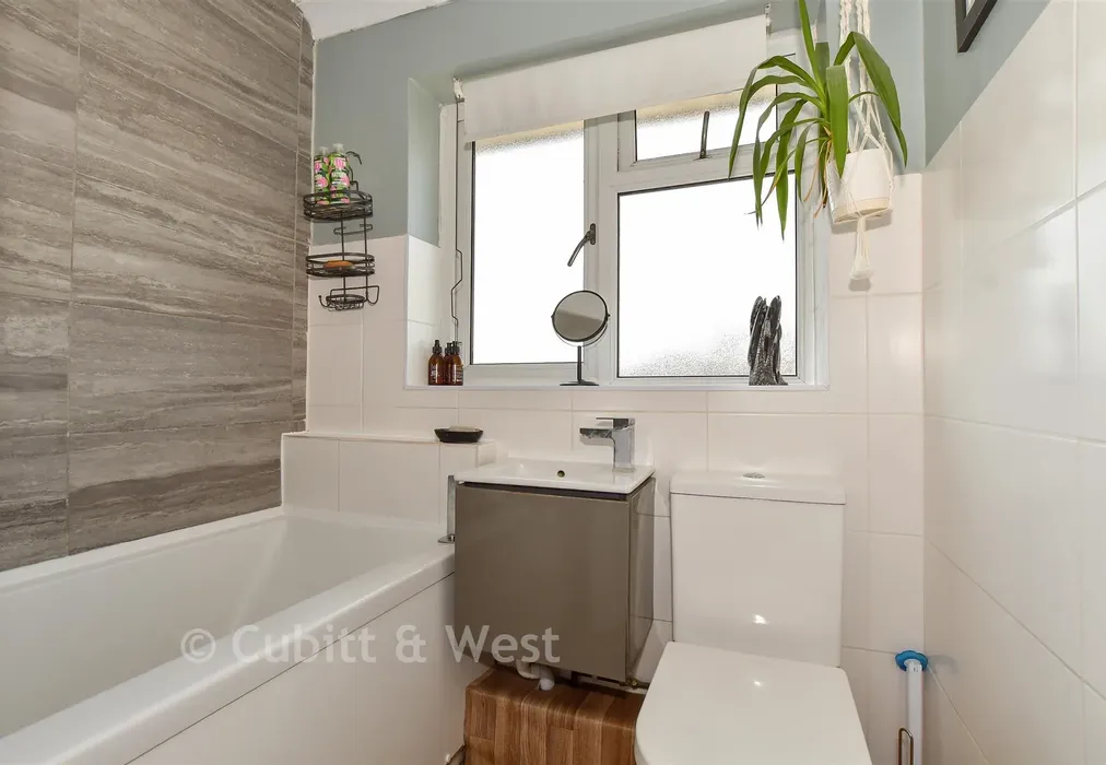 Bathroom - Kirdford Close, Rustington, West Sussex - Wards of Kent