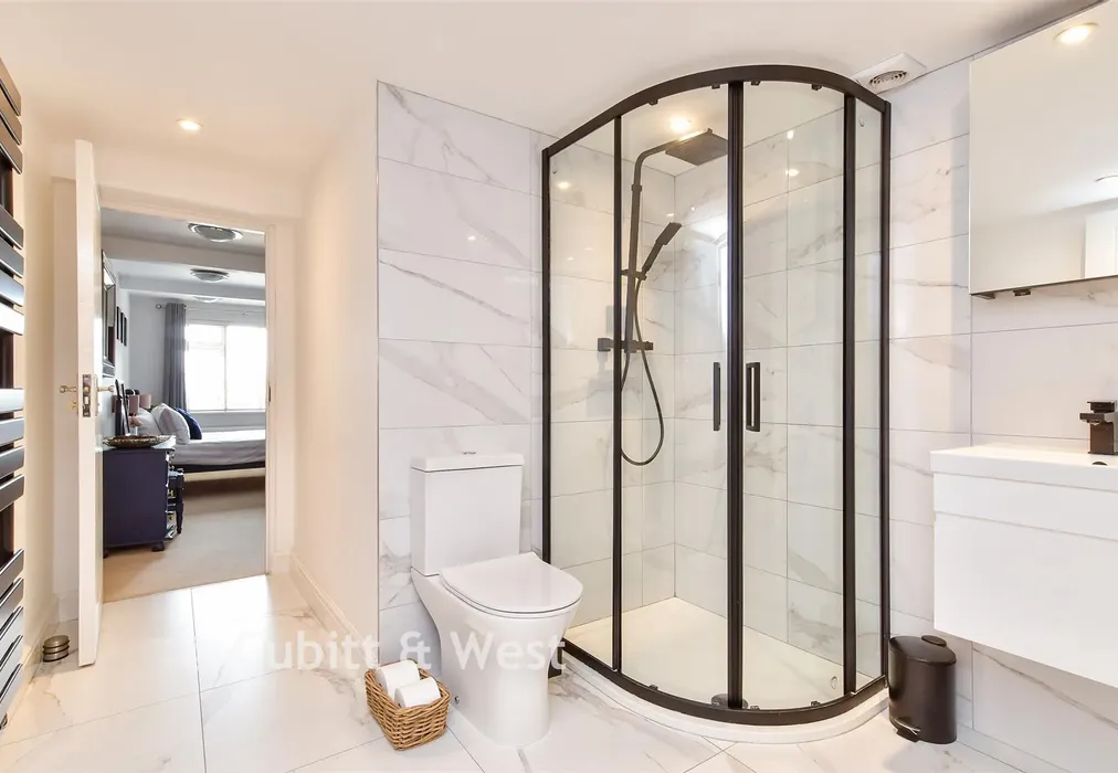 Shower Room - Edith Avenue North, Peacehaven, East Sussex - Wards of Kent