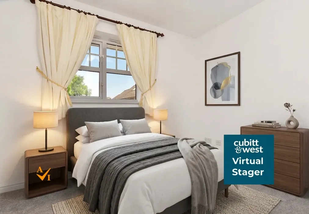 Bedroom 2 (Contemporary style) - Bakers Gardens, Carshalton, Surrey - Wards of Kent