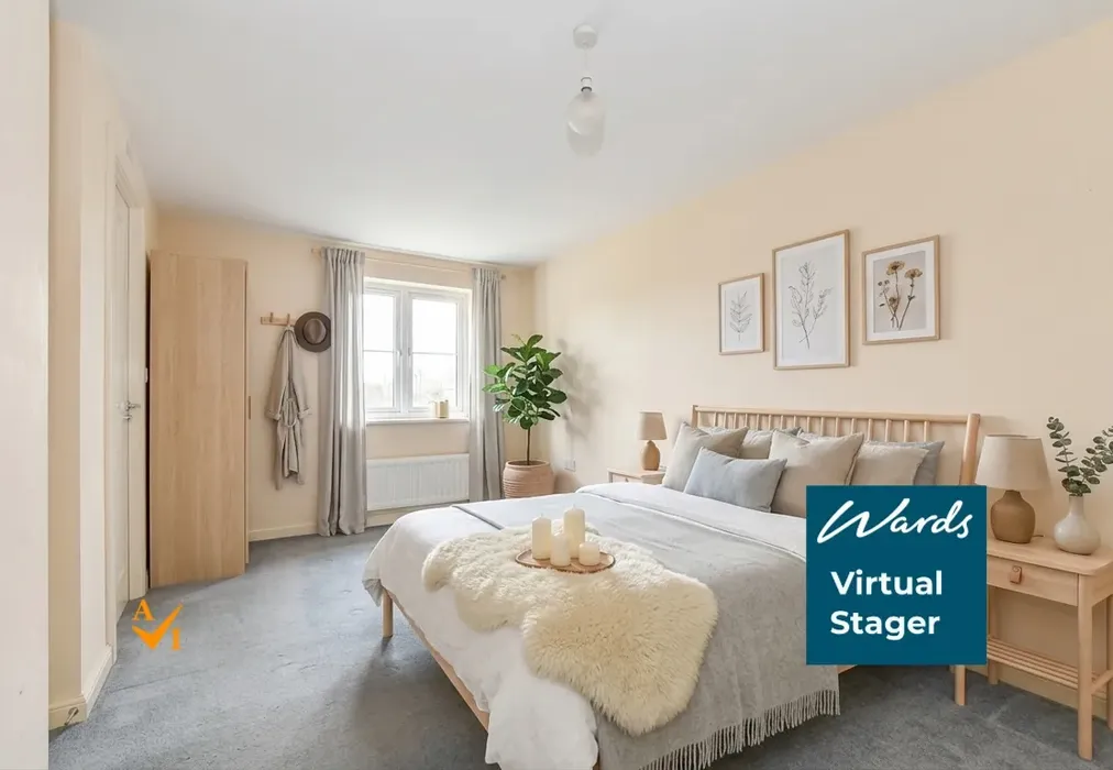 Bedroom 1 (Nordic style) - Greystones, Willesborough, Ashford, Kent - Wards of Kent