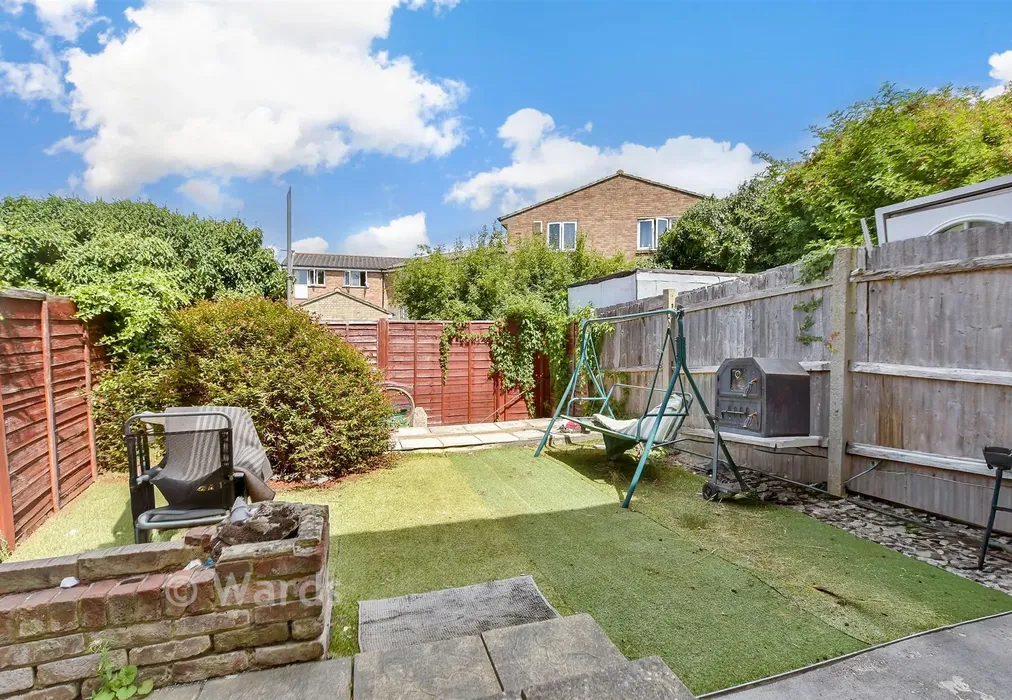 Rear Garden - Buttermere Close, Gillingham, Kent - Wards of Kent