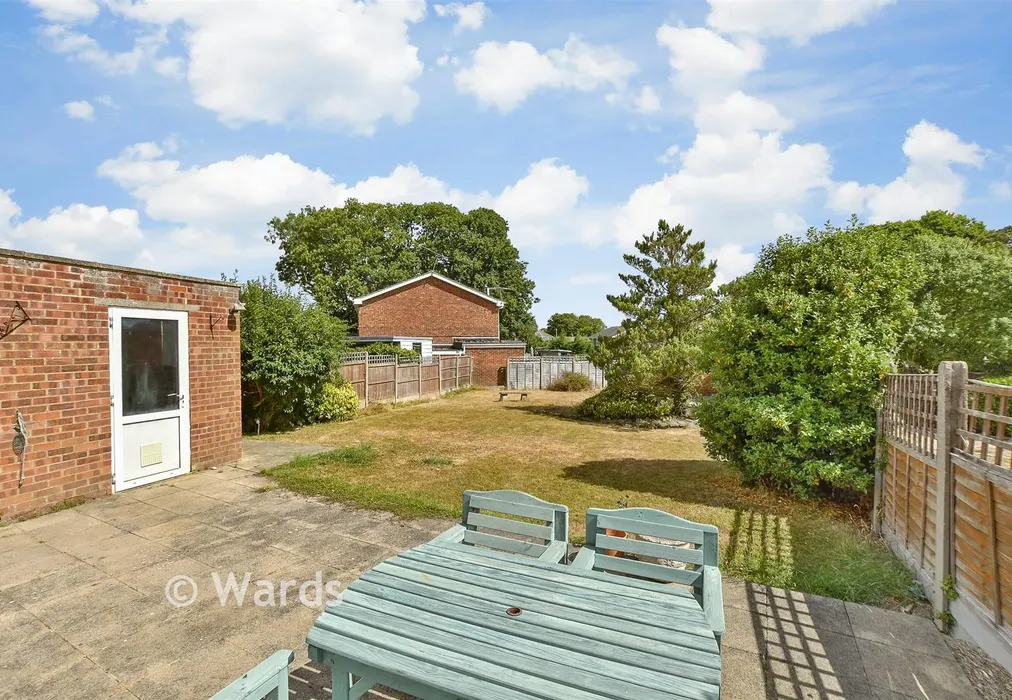 Rear Garden - The Beeches, Walderslade, Chatham, Kent - Wards of Kent