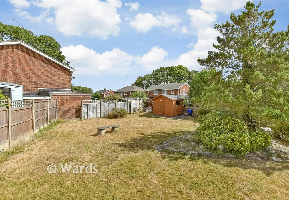 Rear Garden - The Beeches, Walderslade, Chatham, Kent - Wards of Kent