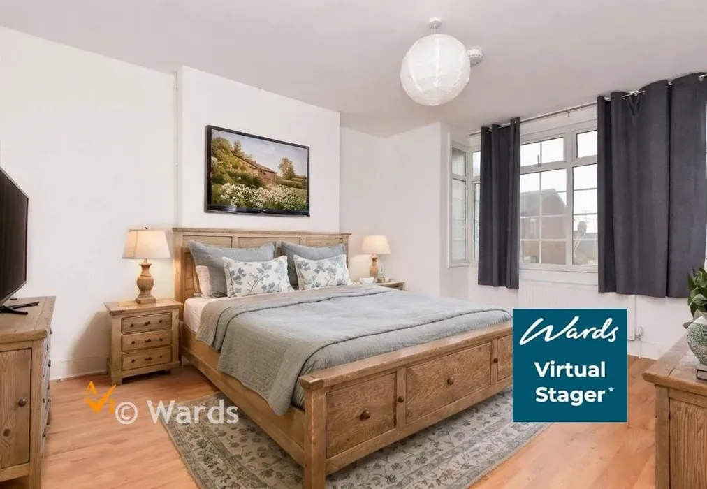 Bedroom 1 AI Farmhouse - Queens Road, Broadstairs, Kent - Wards of Kent