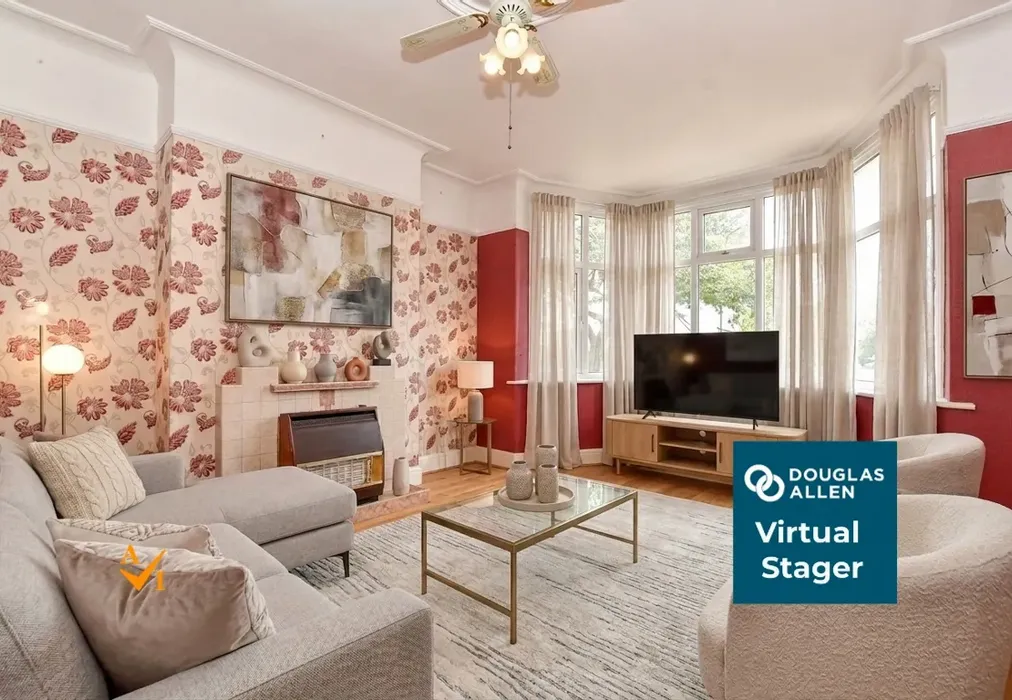 Lounge (Contemporary style) - Old Church Road, Chingford - Wards of Kent