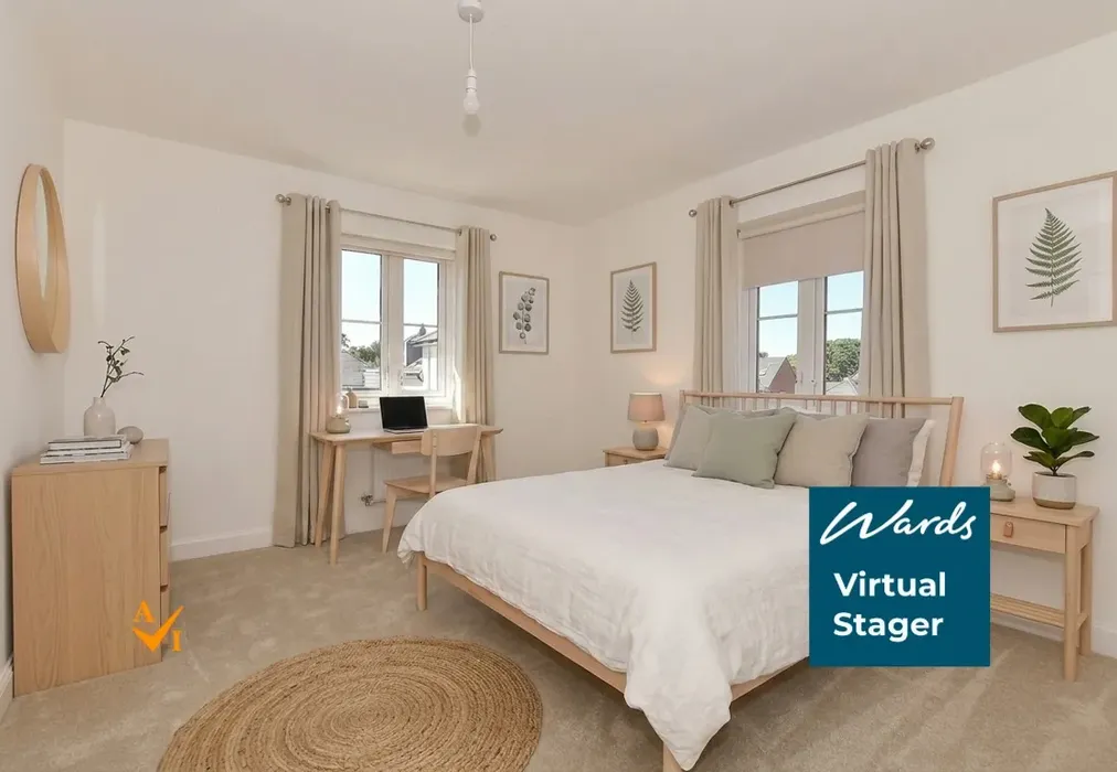 Bedroom 1 (Nordic style) - Millyard Road, Aylesham, Canterbury, Kent - Wards of Kent