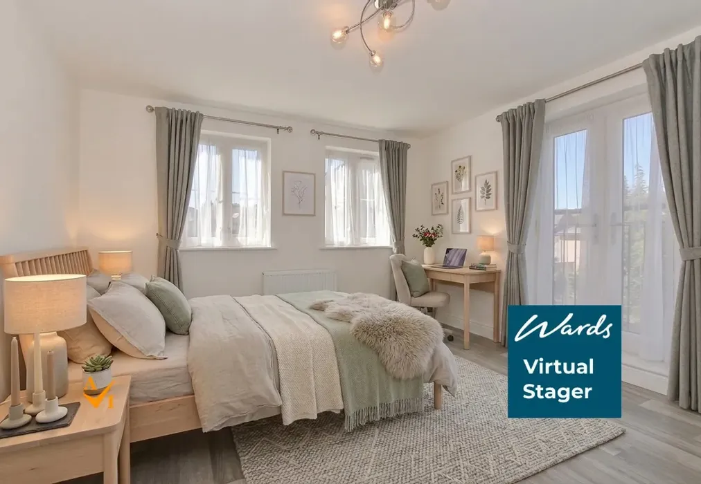 Bedroom 2 (Nordic style) - Millyard Road, Aylesham, Canterbury, Kent - Wards of Kent