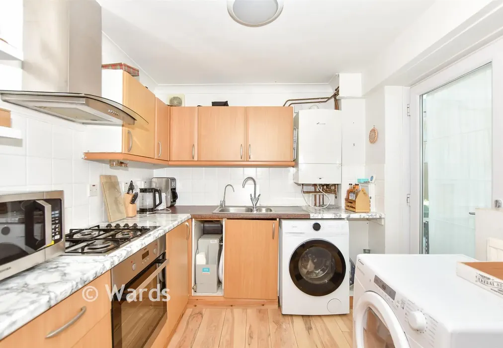 Kitchen - Naseby Avenue, Folkestone, Kent - Wards of Kent