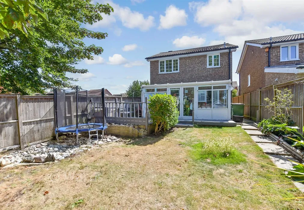 Rear Garden - Naseby Avenue, Folkestone, Kent - Wards of Kent