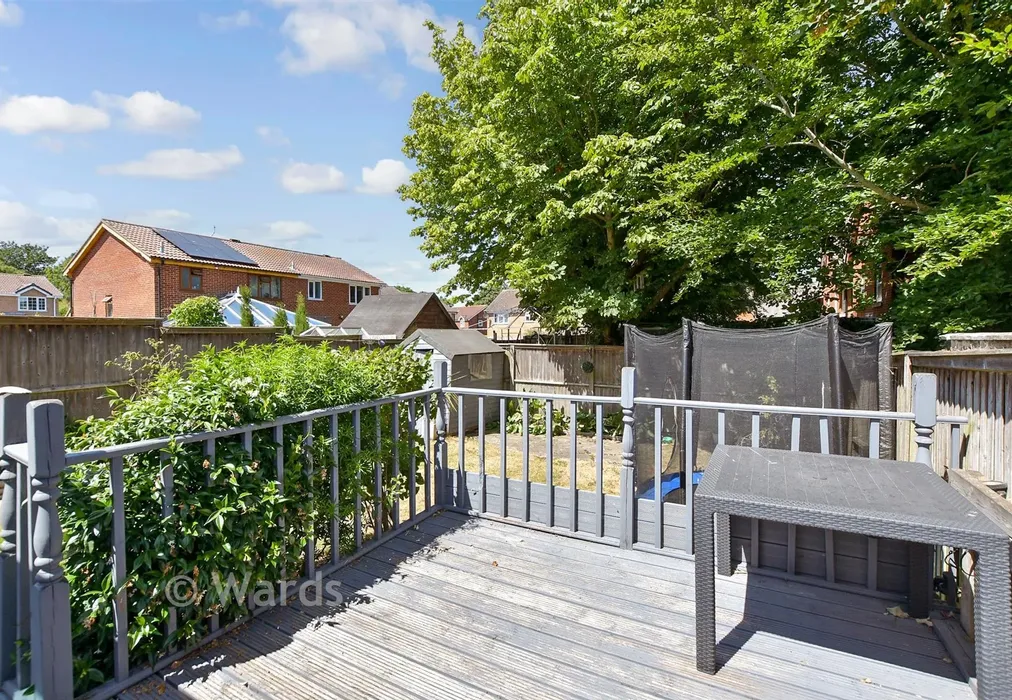 Patio / Decking - Naseby Avenue, Folkestone, Kent - Wards of Kent