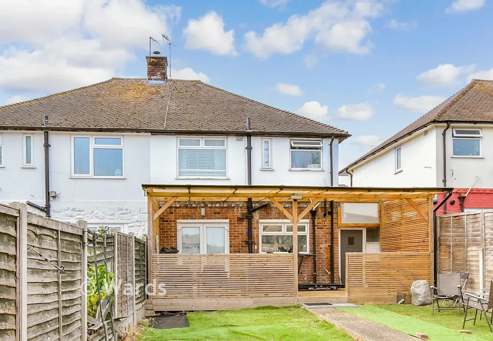 Rear Elevation - Stratford Avenue, Rainham, Gillingham, Kent - Wards of Kent