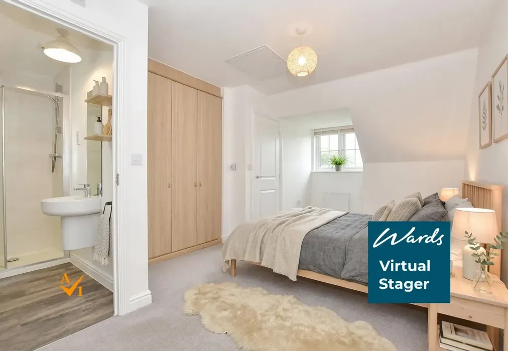 Bedroom 1 (Nordic style) - Eccles Close, Aylesford, Kent - Wards of Kent