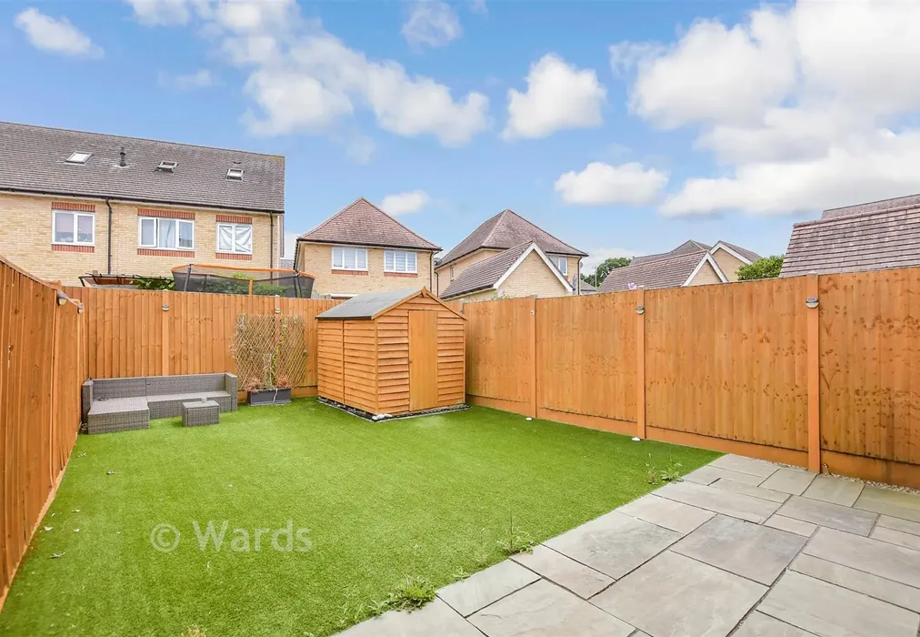 Rear Garden - Eccles Close, Aylesford, Kent - Wards of Kent