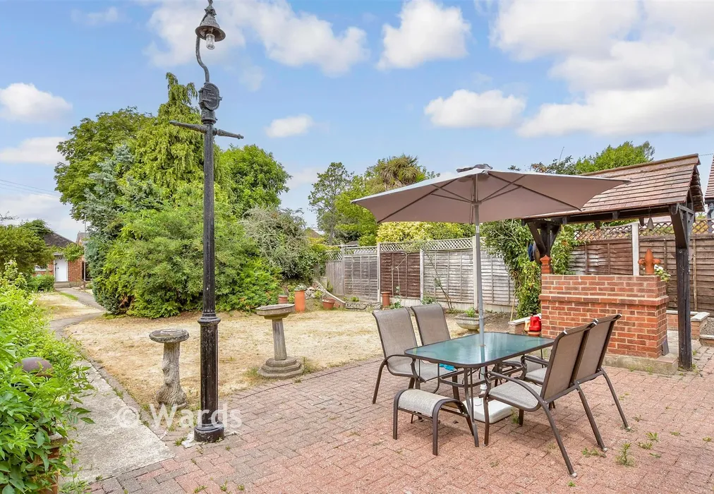 Rear Garden - Station Road, Cliffe, Rochester, Kent - Wards of Kent