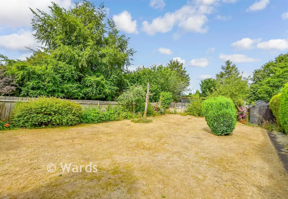 Rear Garden - Loose Road, Maidstone, Kent - Wards of Kent