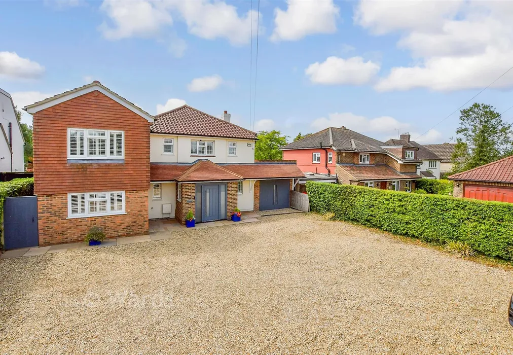 Front Elevation (Brochure) - Walnut Tree Lane, Loose, Maidstone, Kent - Wards of Kent