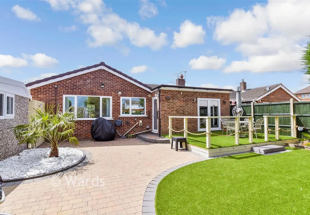 Rear Elevation - Springett Way, Coxheath, Maidstone, Kent - Wards of Kent