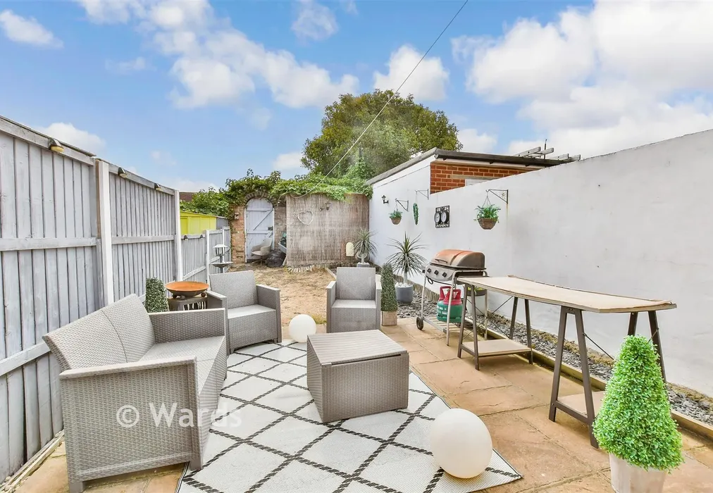 Rear Garden - Skinner Street, Gillingham, Kent - Wards of Kent