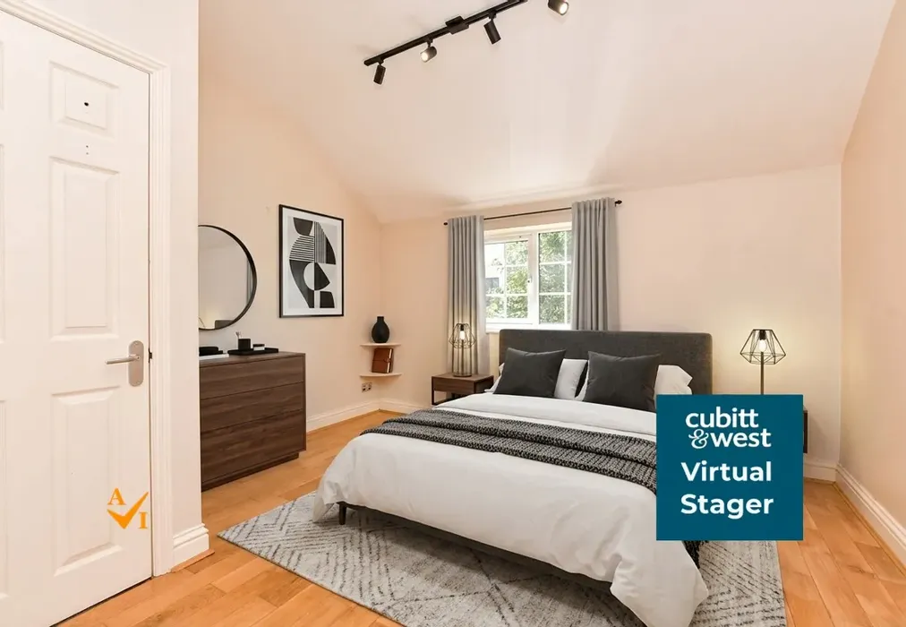 Bedroom 1 (Modern style) - Woodcote Mews, Wallington, Surrey - Wards of Kent