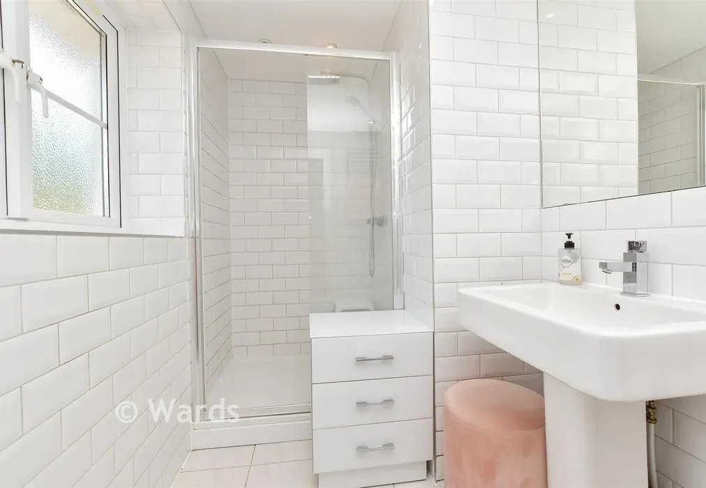 En-Suite Shower Room - Clandon Road, Lords Wood, Chatham, Kent - Wards of Kent