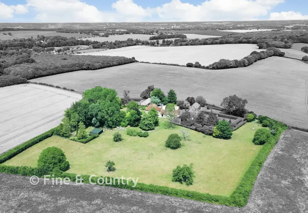 Aerial View - Pett Bottom, Canterbury, Kent - Wards of Kent