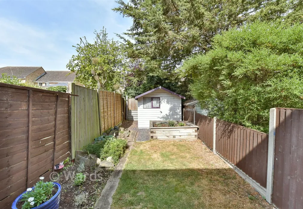 Rear Garden - Anne Boleyn Close, Eastchurch, Sheerness, Kent - Wards of Kent