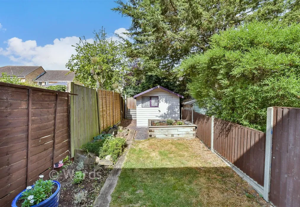 Rear Garden - Anne Boleyn Close, Eastchurch, Sheerness, Kent - Wards of Kent