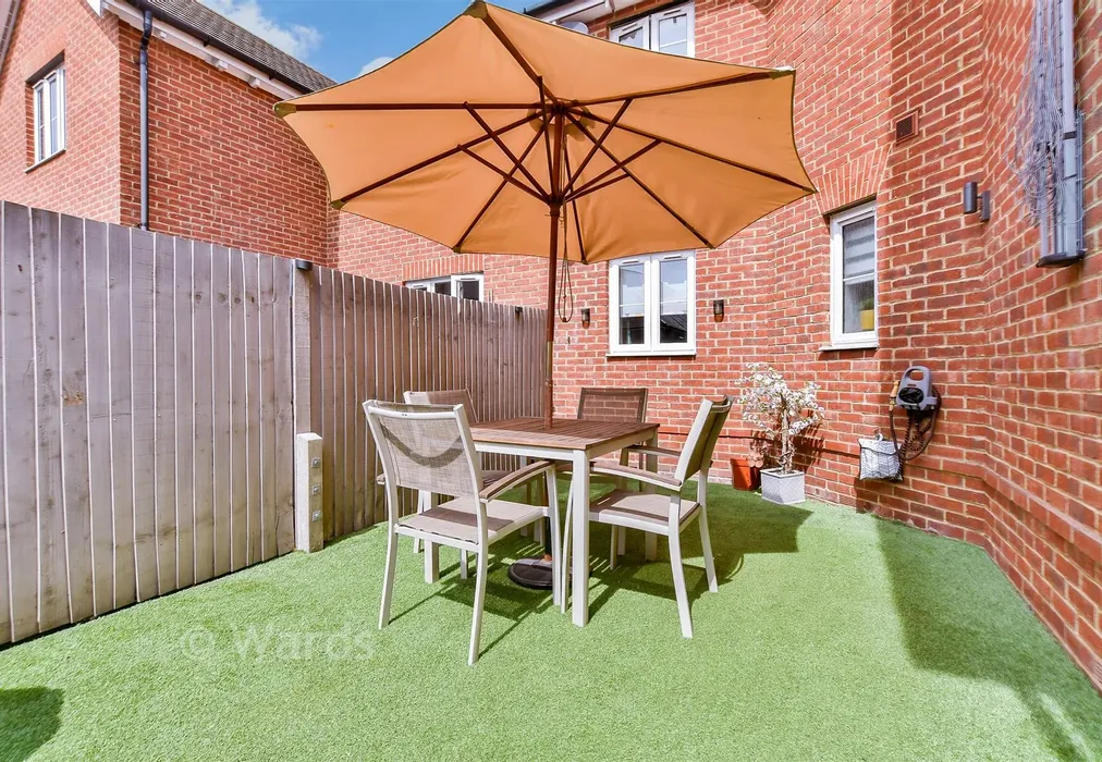 Rear Garden - Red Admiral Crescent, Iwade, Sittingbourne, Kent - Wards of Kent