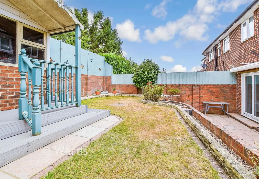 Rear Garden - Henwoods Crescent, Pembury, Kent - Wards of Kent