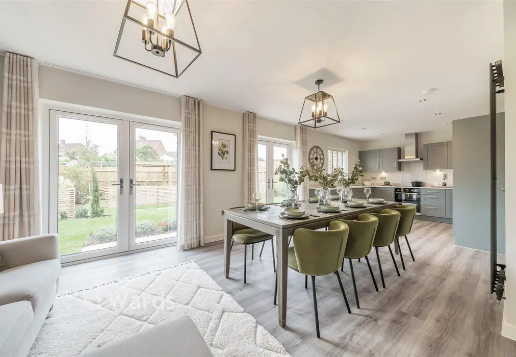 Dining Area/Kitchen - Ralling Hill, Horsmonden, Kent - Wards of Kent
