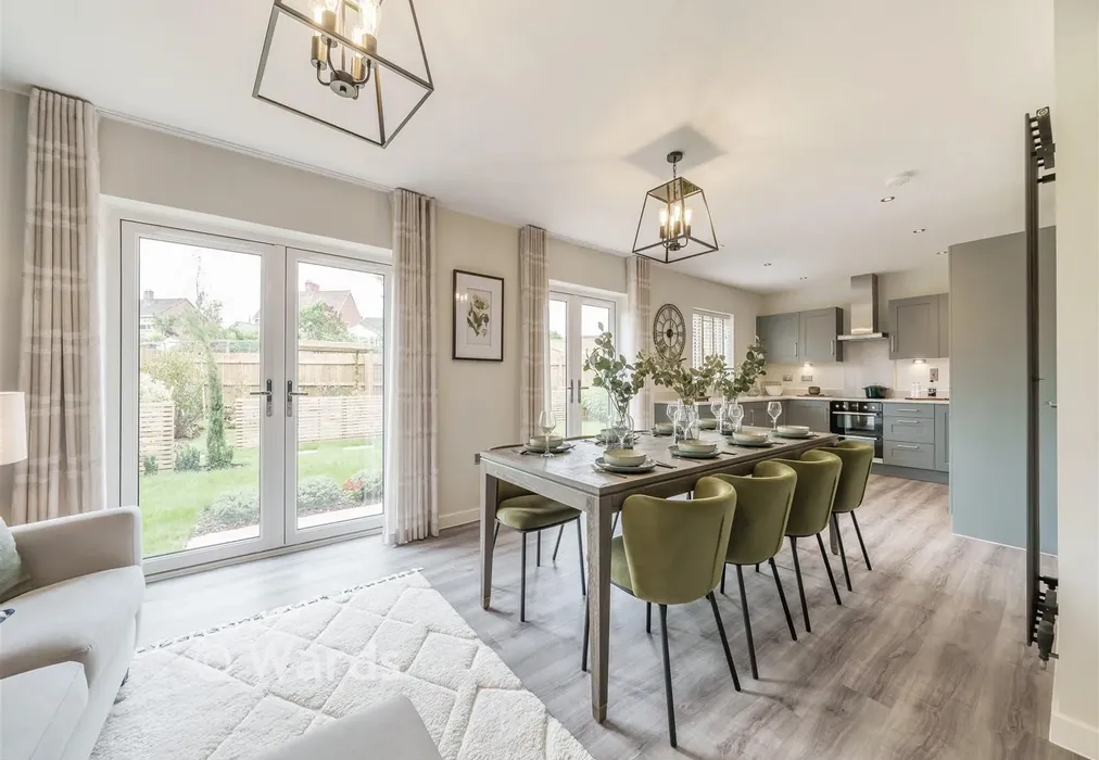Dining Area/Kitchen - Ralling Hill, Horsmonden, Kent - Wards of Kent