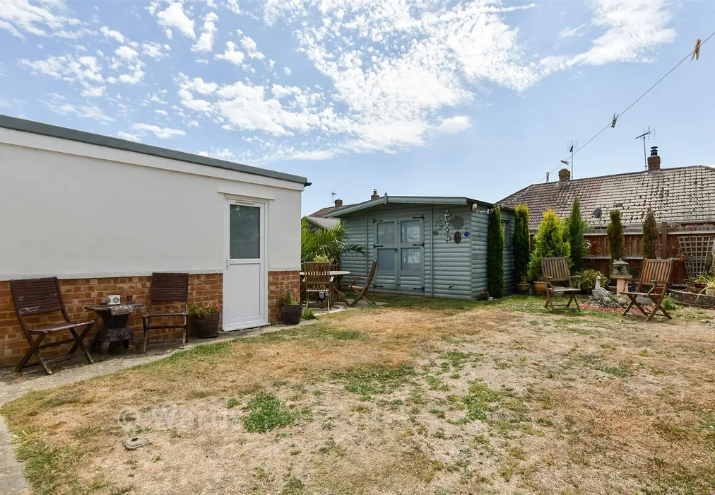 Rear Garden - King Edward Road, Birchington, Kent - Wards of Kent
