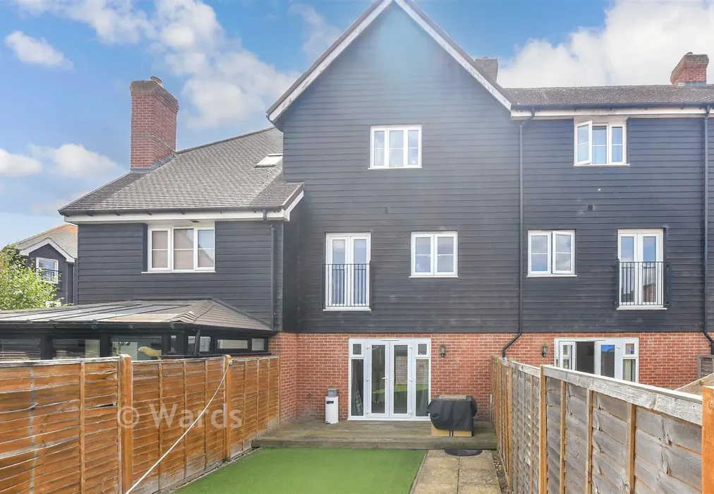 Rear Elevation - Herdwick Close, Kingsnorth, Ashford, Kent - Wards of Kent