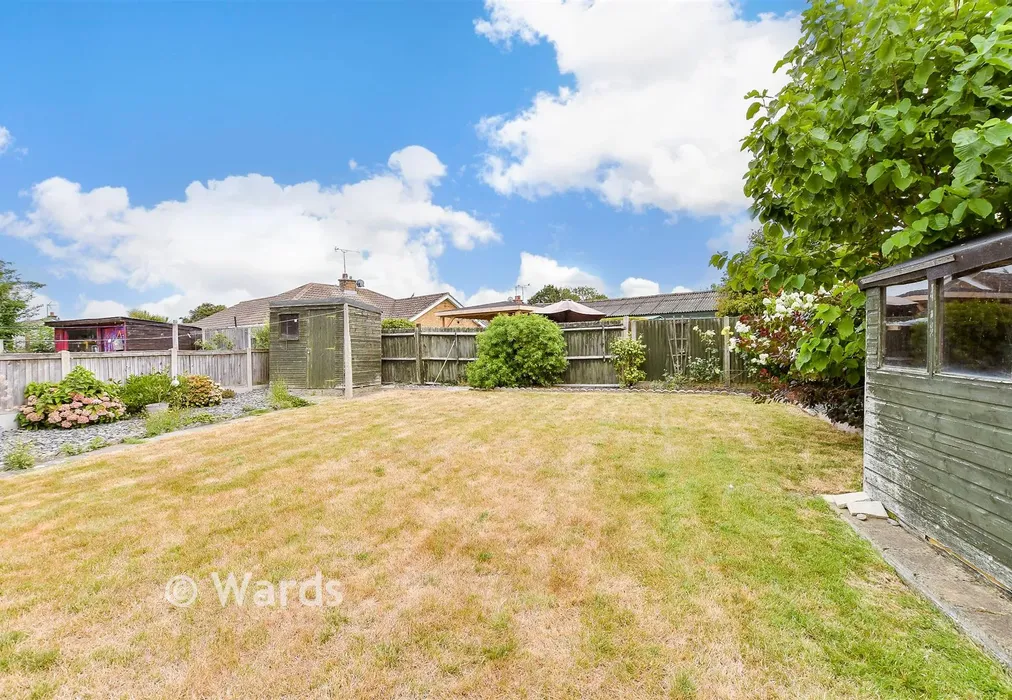 Rear Garden - Streetfield, Herne Bay, Kent - Wards of Kent
