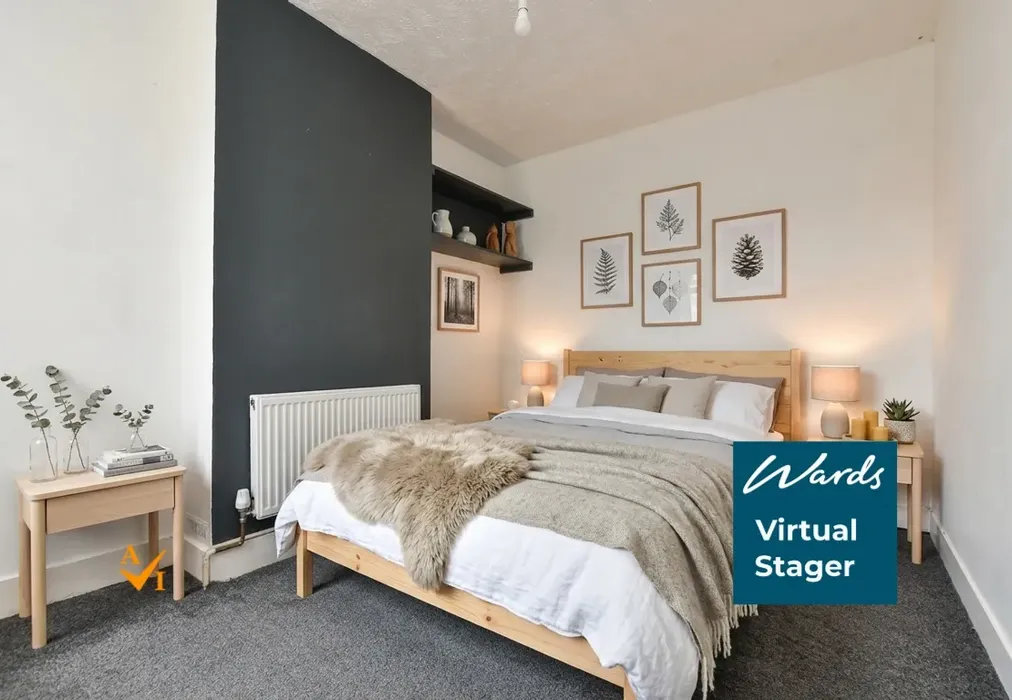 Bedroom 2 (Nordic style) - Belmont Road, Westgate-On-Sea, Kent - Wards of Kent