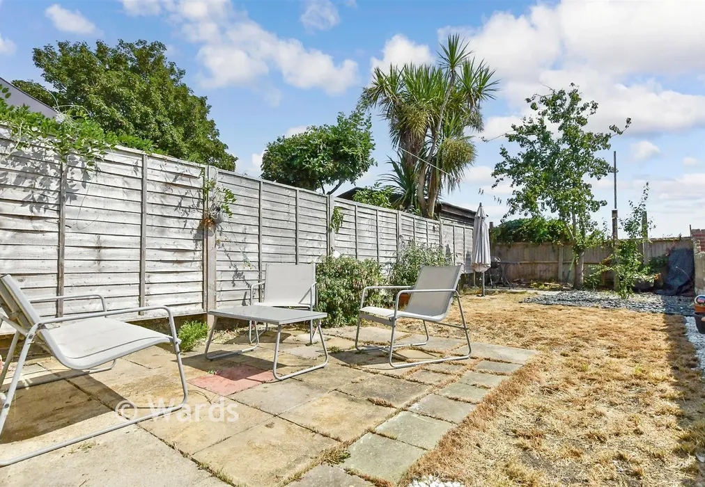 Rear Garden - Belmont Road, Westgate-On-Sea, Kent - Wards of Kent