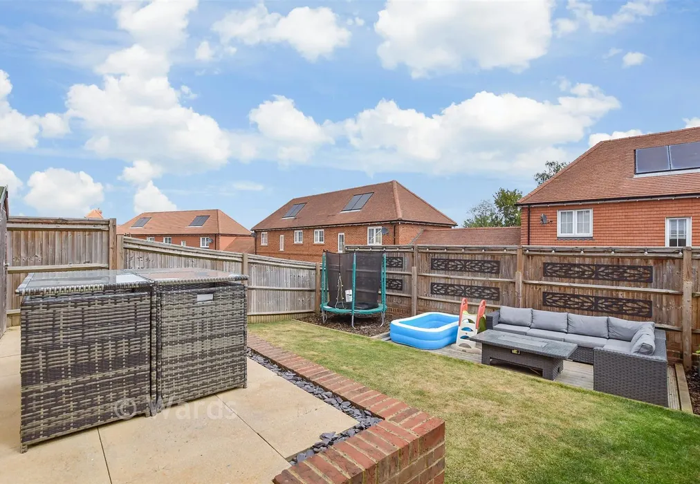 Rear Garden - Caldecott Road, Maidstone, Kent - Wards of Kent