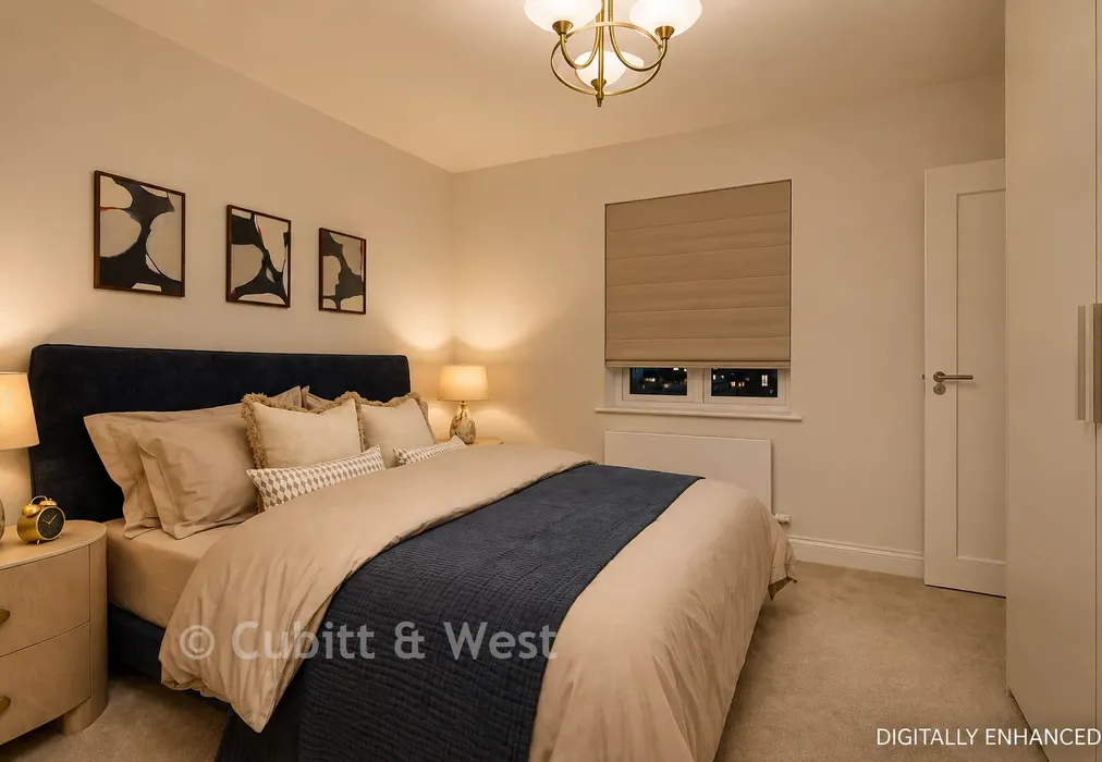 Bedroom 1 Night - Ocean Villas, Sea Road, Rustington, West Sussex - Wards of Kent