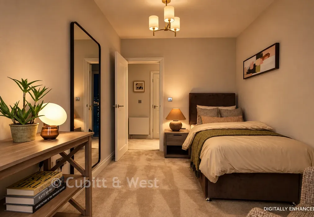 Bedroom 3 Night - Ocean Villas, Sea Road, Rustington, West Sussex - Wards of Kent