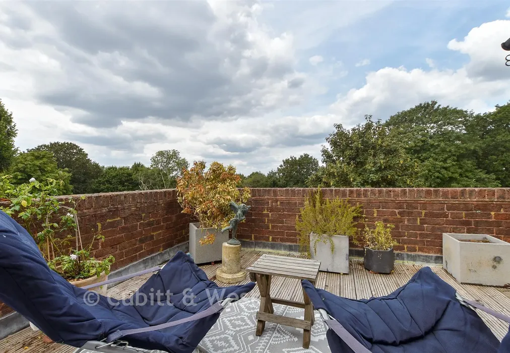Roof Terrace - Mill Lane, North Chailey, Lewes, East Sussex - Wards of Kent