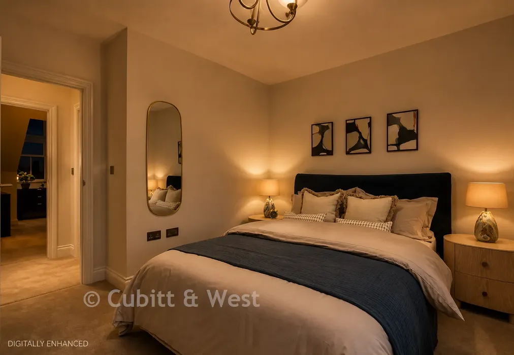 Bedroom 1 - Ocean Villas, Sea Road, Rustington, West Sussex - Wards of Kent