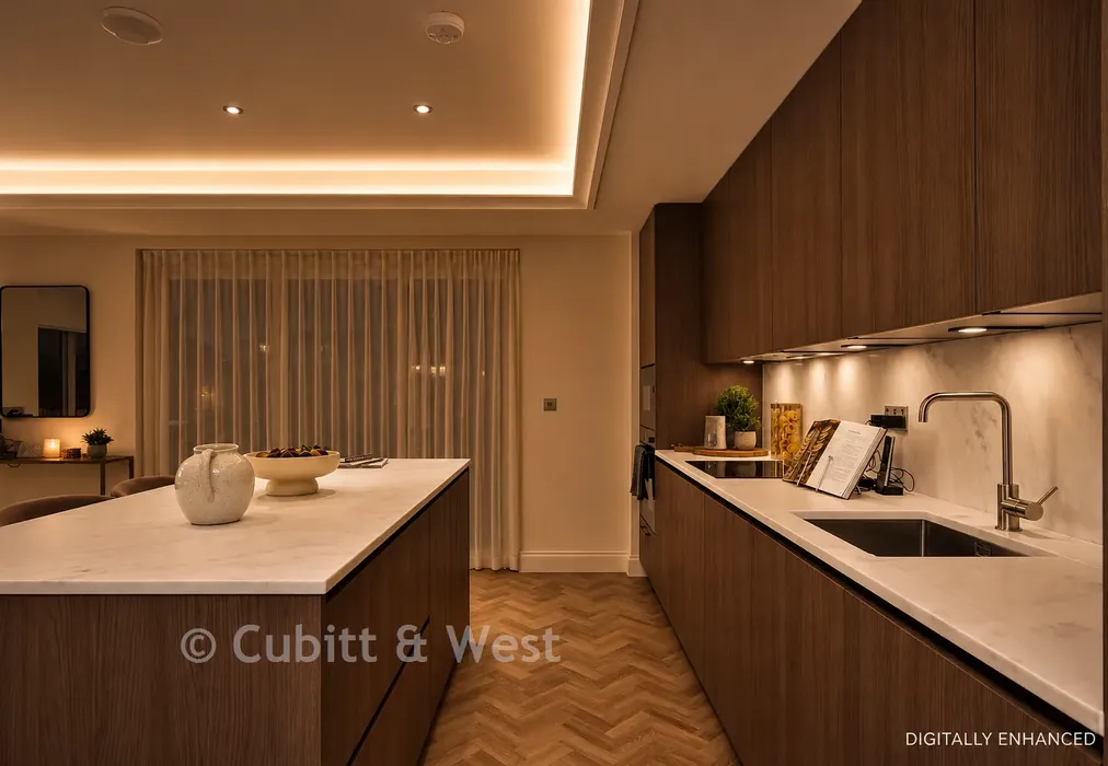 Kitchen - Ocean Villas, Sea Road, Rustington, West Sussex - Wards of Kent