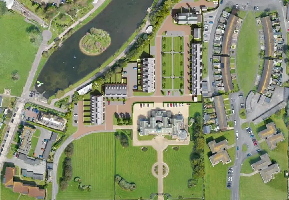 CGI Site Plan - Ocean Villas, Sea Road, Rustington, West Sussex - Wards of Kent